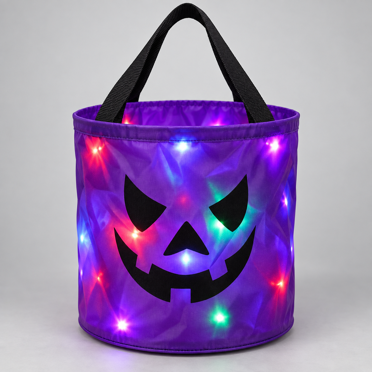PumpkinGlow™ Light Up Trick or Treat Bucket